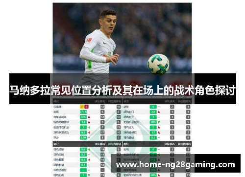 马纳多拉常见位置分析及其在场上的战术角色探讨